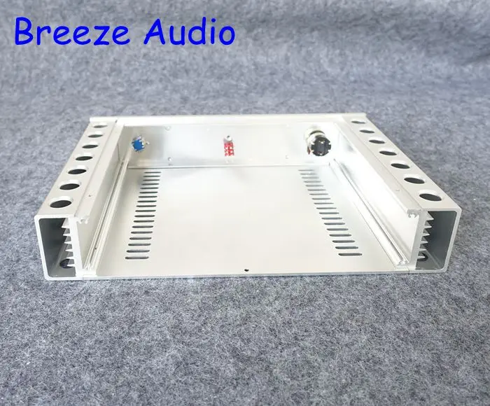 Чехол для усилителя звука Breeze BZ3206A алюминиевый корпус 321*62*230 мм|Усилители