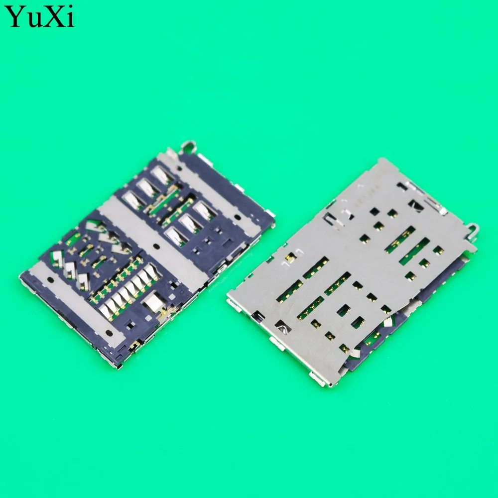 YuXi Sim card reader модуль слот лотка Держатель Разъем для LG G6 H870 H870DS LS993 VS988 H872 розетка