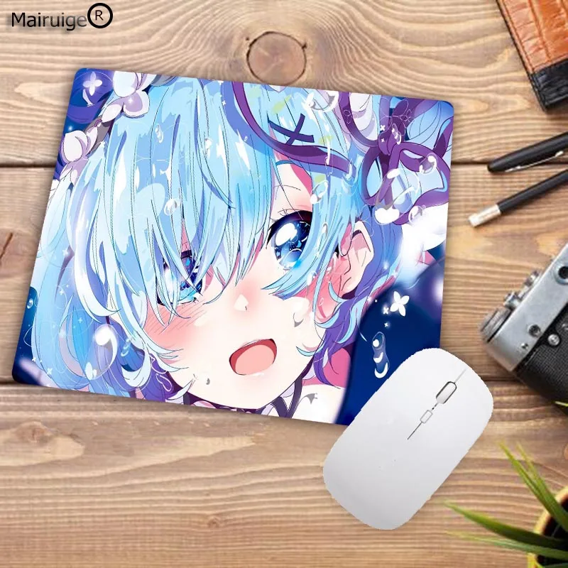 Большая Акция Rem Re Zero Anime Girl прочный коврик для мыши Аниме версия Коврик Мыши