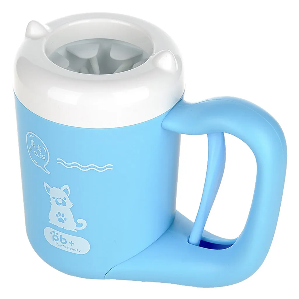 Trsnser Pet Dog Foot Cleaning Cup Paw Brush Pink Portable Clean Tool Washing ABS Washer Outdoors 19Mer27 P35 | Дом и сад