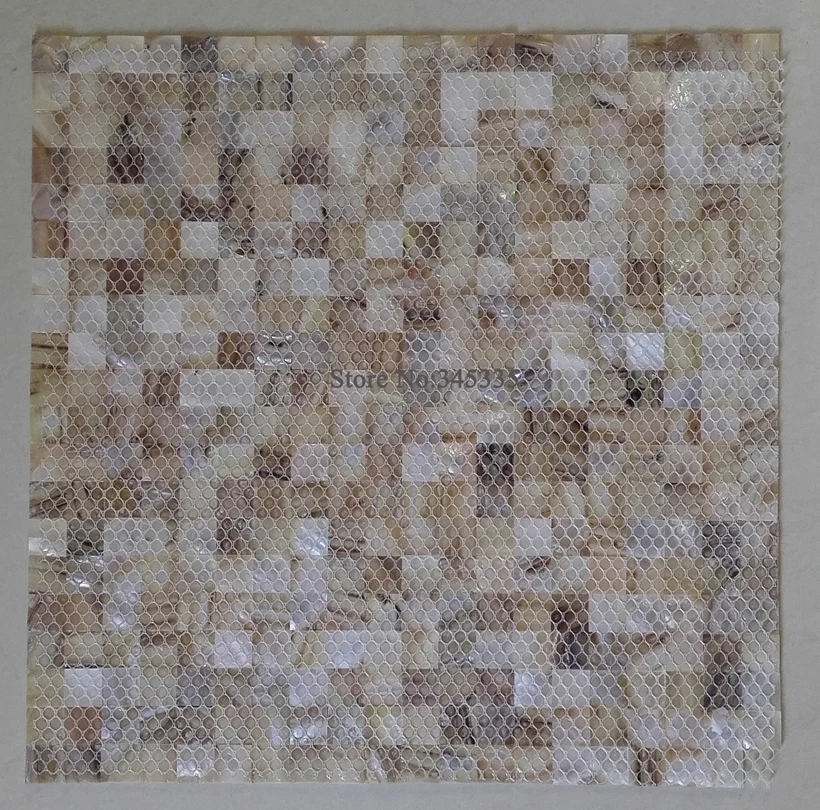 Natural luster mother of pearl shell mosaic tile kitchen backsplashbathroom shower interior panel fireplace wallpaper | Обустройство