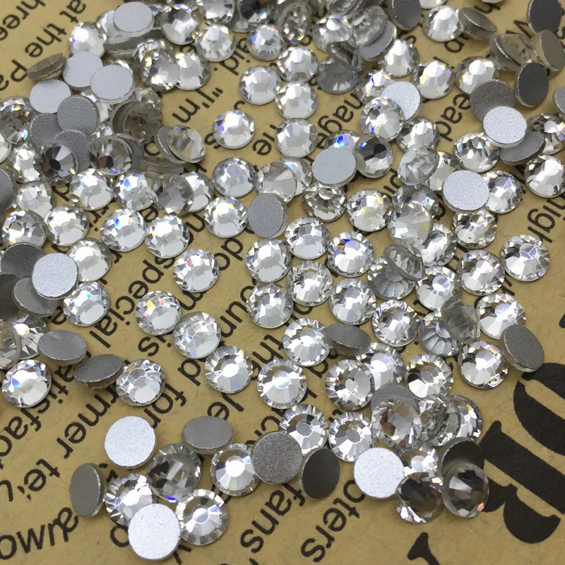 Стразы TopStone с блестками прозрачные стразы разных размеров для украшения ногтей |