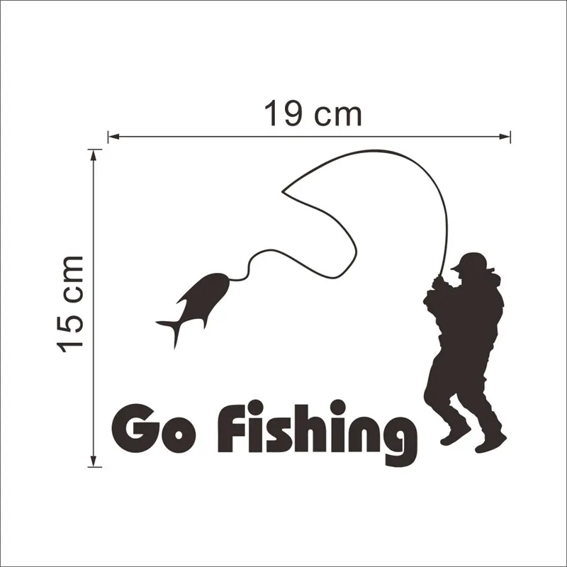 Go fishing забавное окно для стайлинга автомобиля старые люди автозапчасти