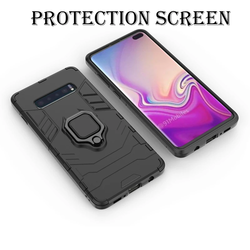 Magnetic Kickstand Ultra Slim Case for Samsung Galaxy S10e With Finger Ring S8 S9 S10 Plus Note 9 |