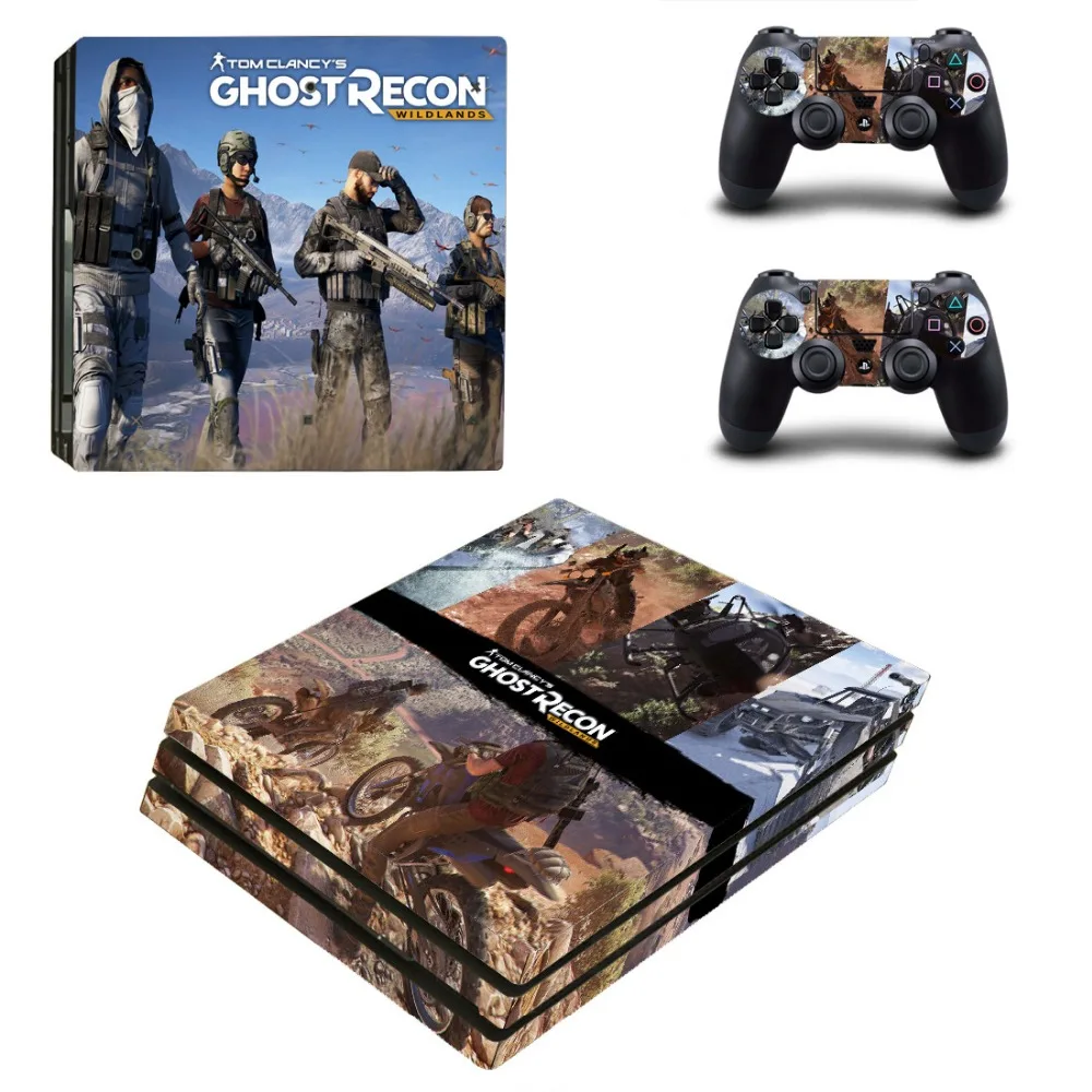 Наклейки на кожу PS4 PRO Ghost Recon Play station 4 Pro контроллер консоли крышки наклейки