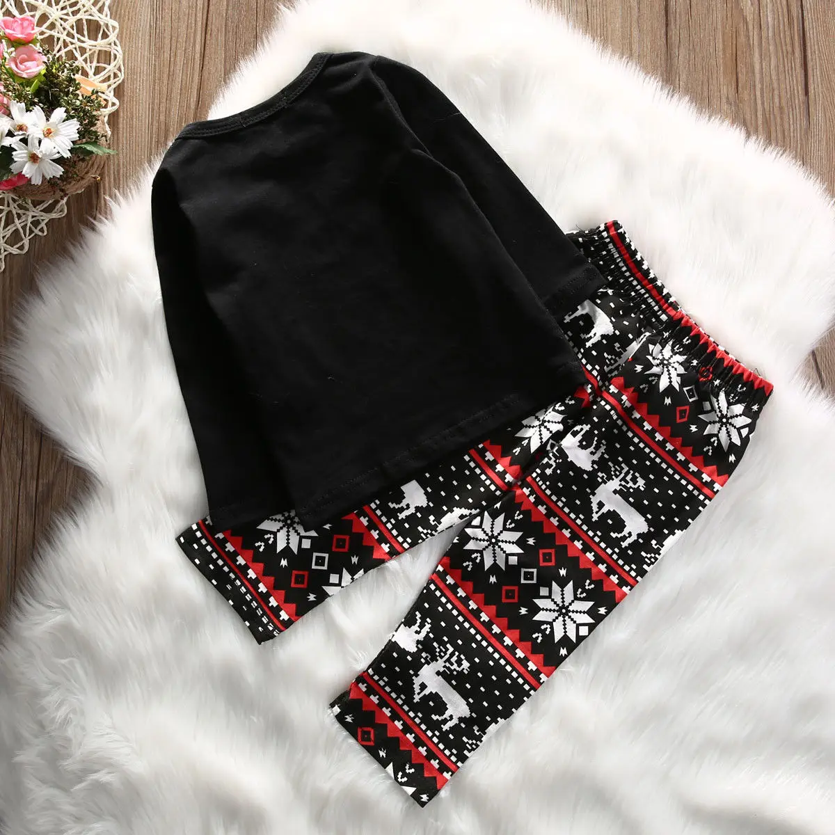 2 шт. длинные футболки и штаны для девочек|girls outfits|baby girl outfitclothes set |