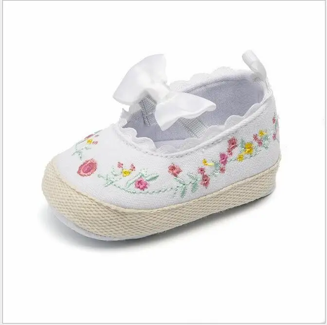 

Spring autumn sweet butterfly-knot Classic baby princess shoes soft bottom toddler shoes