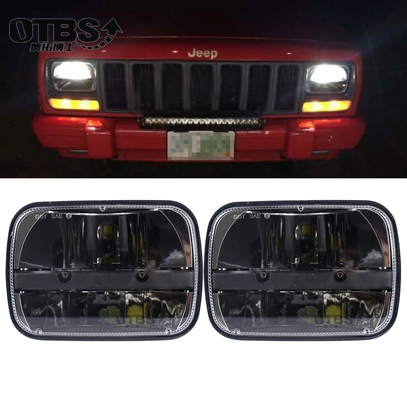 OTBS 5 ''x 7'' дюймовая светодиодная фара дальнего и ближнего света для jeep Wrangler YJ