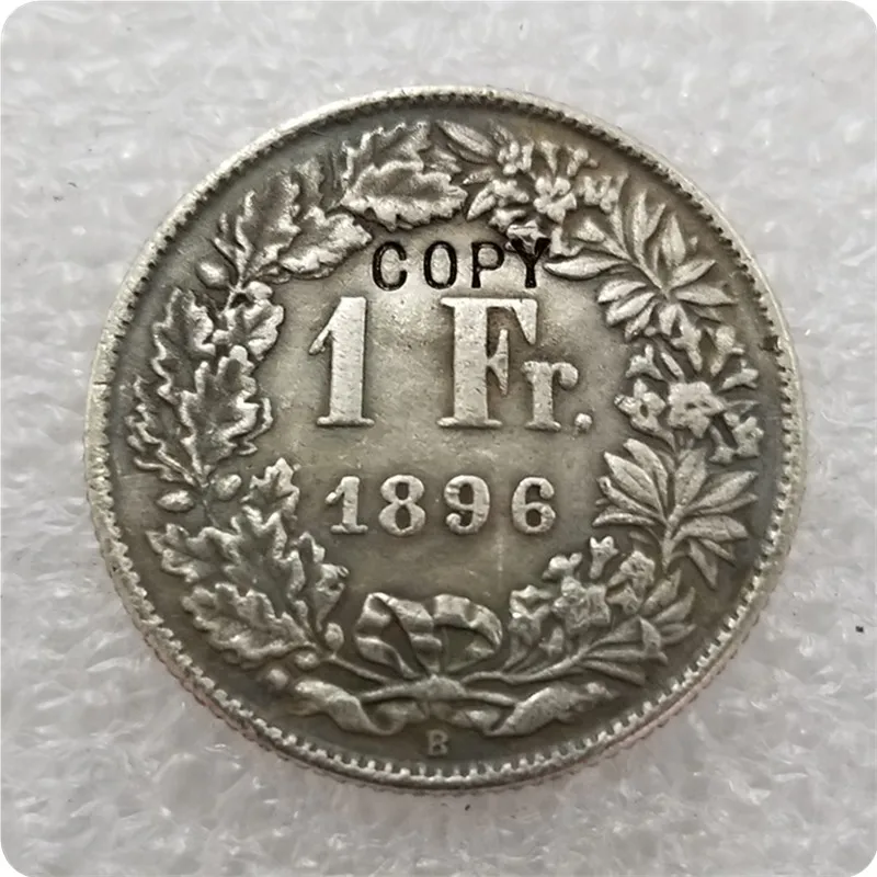 1896-B Швейцария 1 Франк Монета КОПИЯ памятные монеты-копия монет медаль