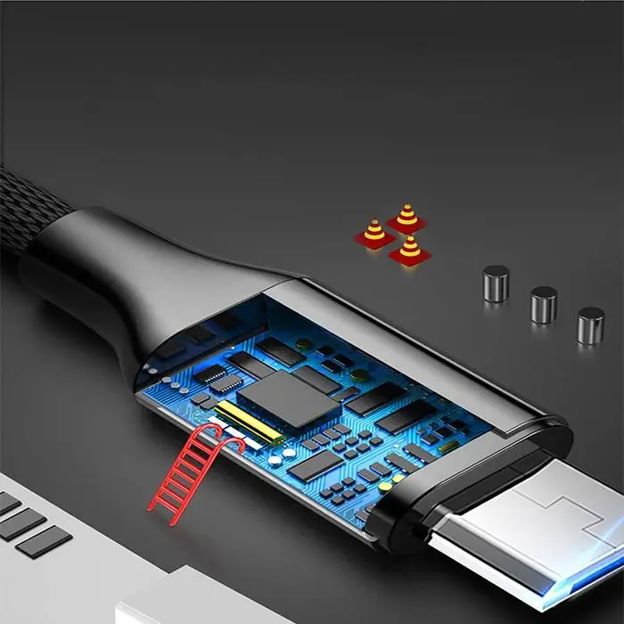 Micro USB кабель 2.4A нейлон Быстрая зарядка для передачи данных samsung Xiaomi LG планшет Android