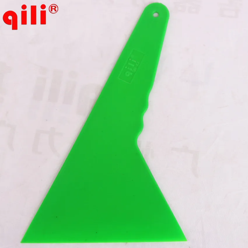 

DHL50pcs Free ship Triangular Squeegee scraper Qili QG-43 Handle Scraper Big Size for Car vinyl Film wrapping Snow Removal tool