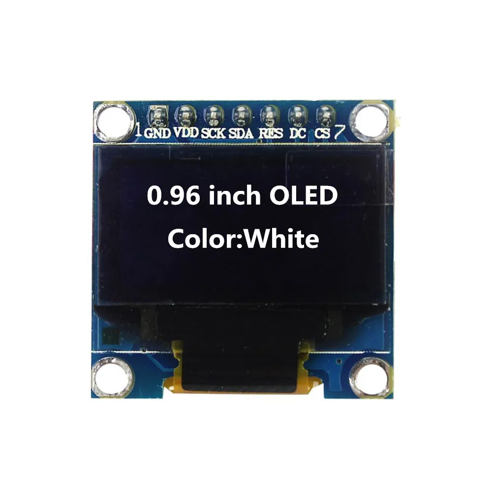 0,91 дюймов 128x32 IIC IEC белый/синий OLED ЖК-дисплей DIY модуль SSD1306 Драйвер IC DC 3,3 V 5V для arduino