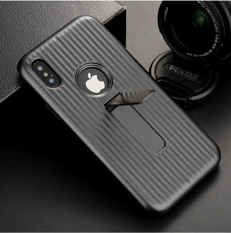 Противоударный чехол для телефона iphone X XR XS Max 8 7 автомобильный держатель