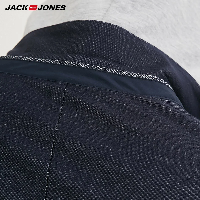 Jack Jones Бренд 2018 Новинка мужский пиджак 55% хлопок 45% полиэстер нательный фасон два