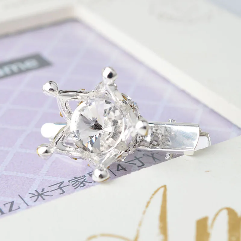 Распродажа 1 шт. Модный Блестящий Кристалл для маленьких девочек Заколка волос с