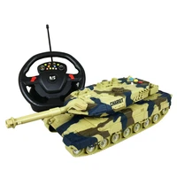 new tank four channel steering wheel remote control tank will tell the story of music lights childrens toys 2021