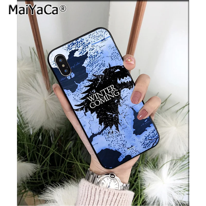 A2 MaiYaCa Игра престолов Джон Сноу Дракон клиент высокое качество чехол для телефона для iPhone X XS MAX 6 6s 7 7plus 8 8Plus 5 5S SE XR - Цвет: A2