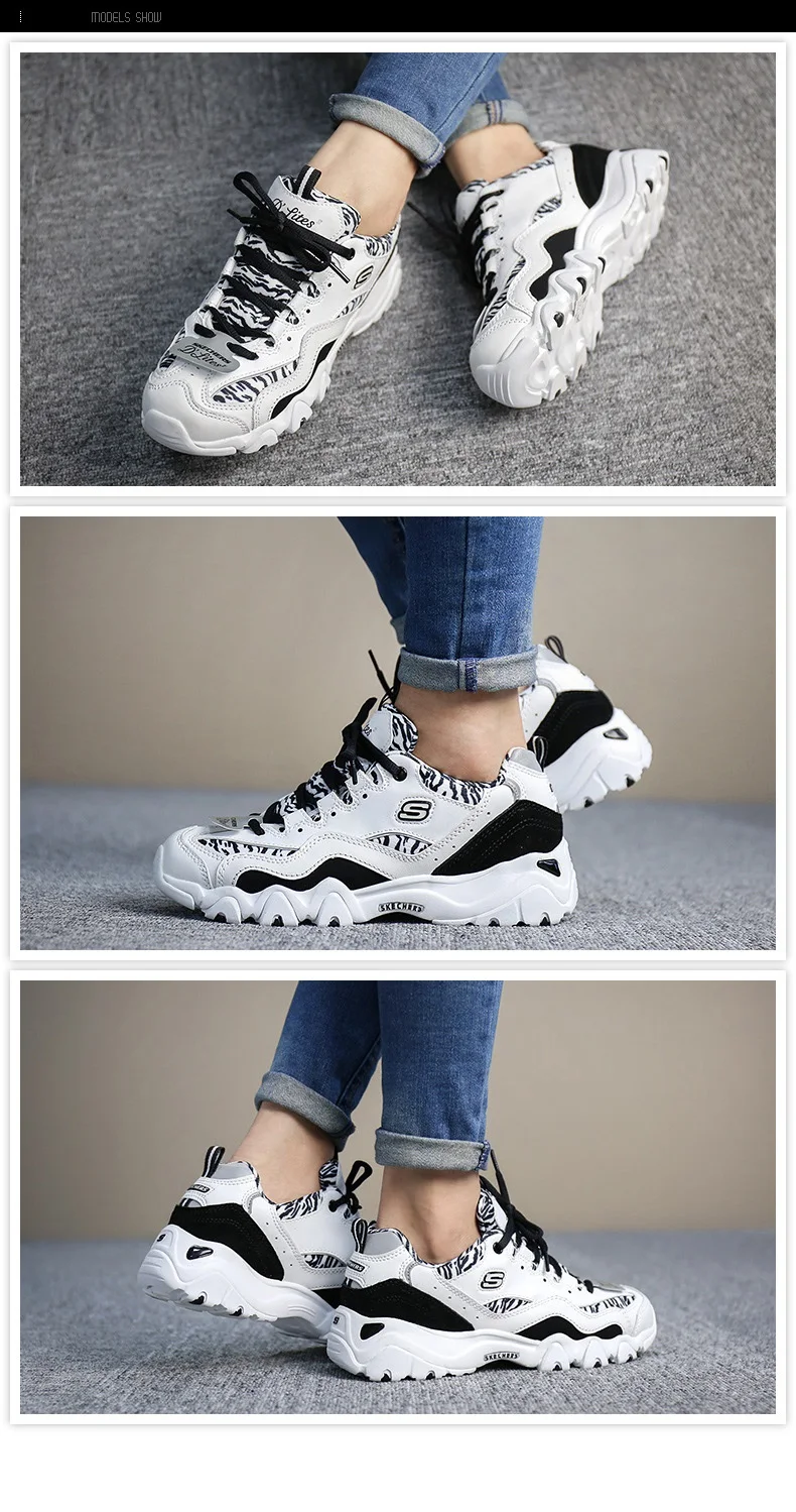 Skechers/Женская обувь; D'lites; повседневная обувь на платформе; женская модная обувь; коллекция года; женская обувь для отдыха на шнуровке; 99999672-BKW