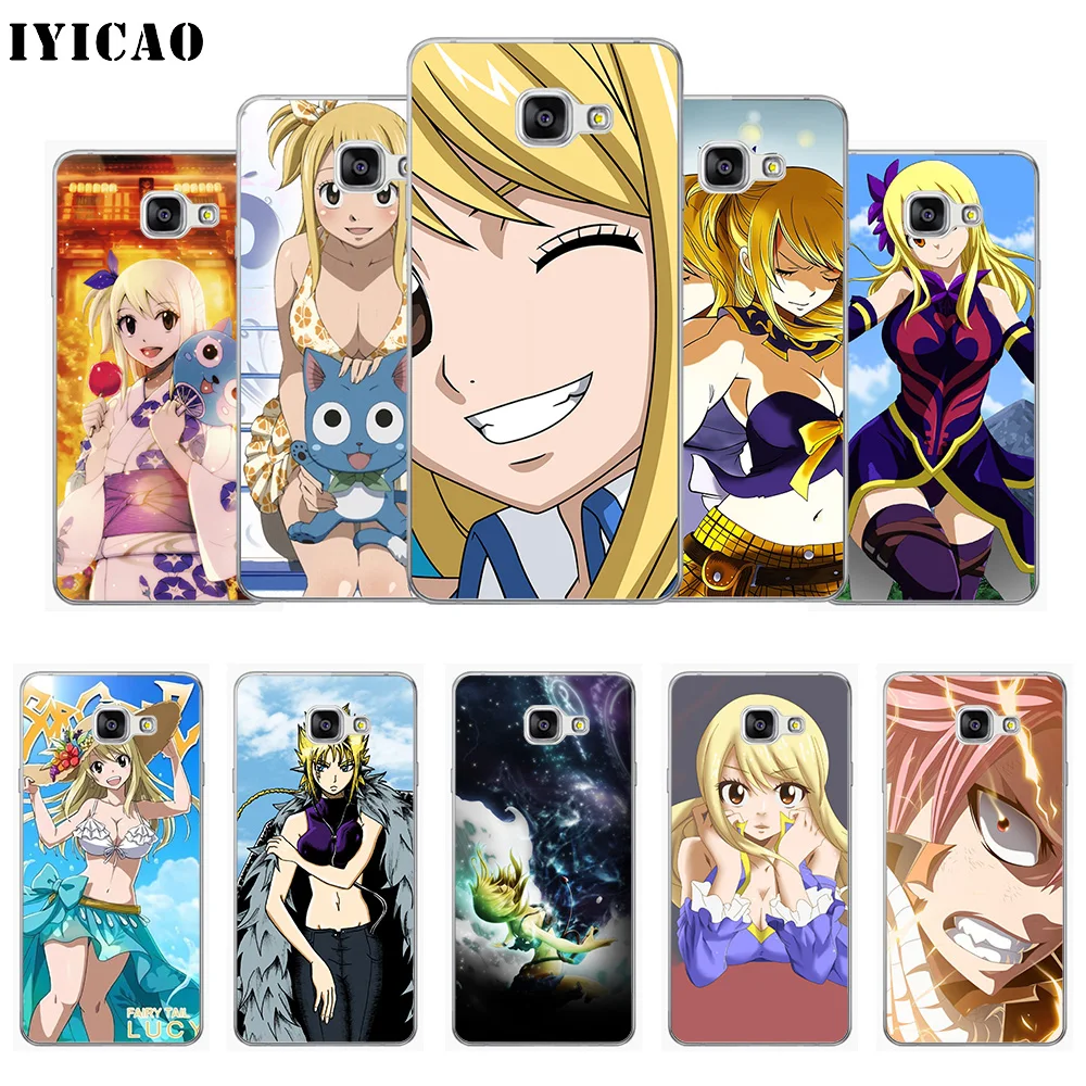 IYICAO Lucy Heartfilia Мягкий силиконовый чехол для телефона Samsung A10 A30 A40 A50 A70 M10 M20 M30 TPU