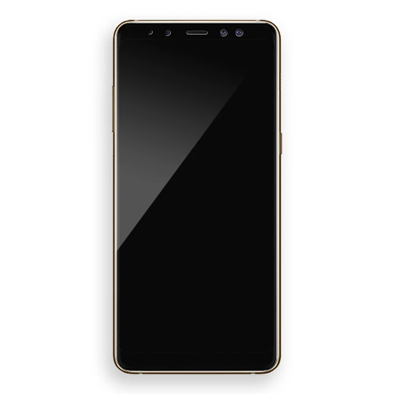 Для Samsung Galaxy A8 Plus 2018 Защитное стекло для экрана полное покрытие армированное
