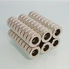 10 шт. dia9.53-3,18x3,18 мм магнит супер сильное неодимовое кольцо неодимовый магнит d9.53x3.18 мм с отверстием dia3.18 мм