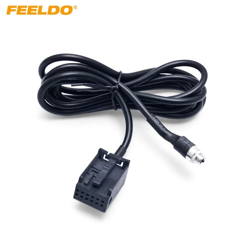 Автомагнитола FEELDO 1 шт. Aux кабель для проигрывателя CD Ford Focus 2 MK2 Mondeo Aadpter Wire #