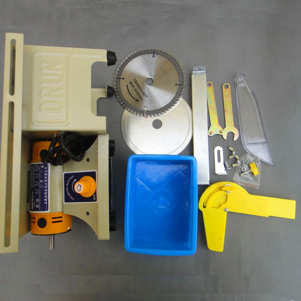 Пила дисковая сделай сам миниатюрная Настольная пила с низким уровнем шума для