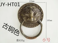chinese antique copper decoration accessories copper beast handle door cymbals copper doorknob ancient decoration