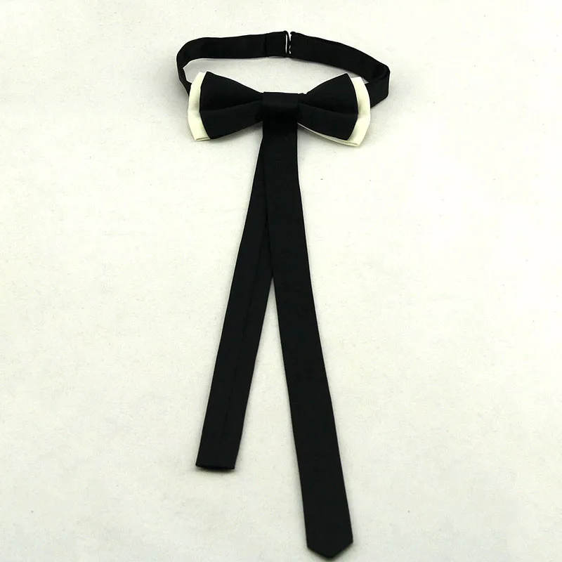 Мужской однотонный галстук-бабочка из полиэстера для свадьбы джентльменский