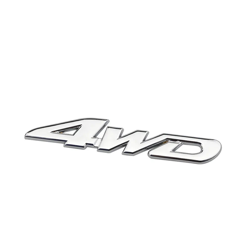 Jameo Автомобильная задняя сторона автомобиля 4WD Наклейка 3D хромированный значок