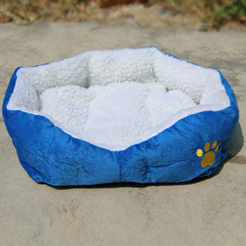 Большие кровати для собак 58*52 см домик кровать кошки классический теплый