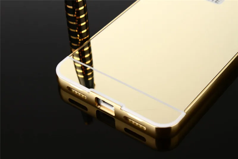Для zte Blade V8 Чехол, роскошная розовая Золотая алюминиевая зеркальная задняя крышка, чехол для zte V8 V 8, чехол, Защитные чехлы для телефонов