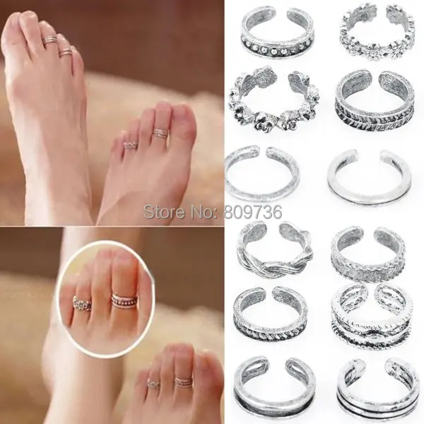Кольцо женское в стиле ретро 12 шт. | Украшения и аксессуары