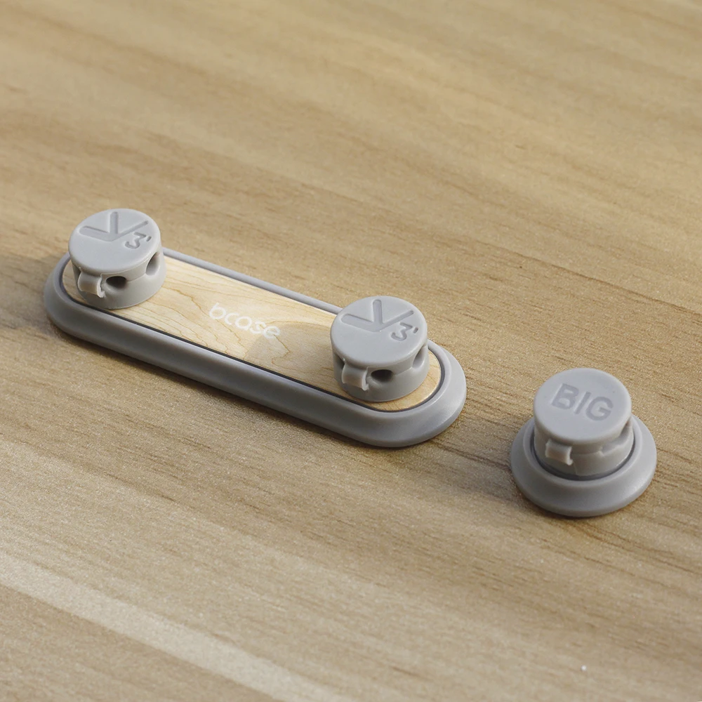Cherrywood Color Xiaomi Bcase Магнитный кабель намотки провода Органайзер USB держатель кабельного зажима Сортировка инструмента рабочего места линия данных аккуратный инструмент - Цвет: Cherrywood Color