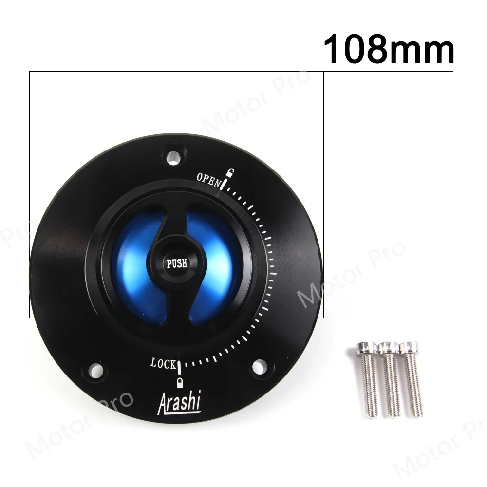 Крышка для бензобака Suzuki все годы 108 мм аксессуары мотоциклов CNC алюминий 3