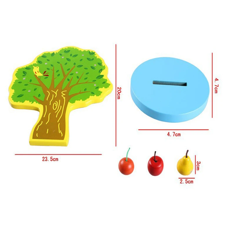 Магнитное дерево Монтессори для детей интеллектуальное обучение детские