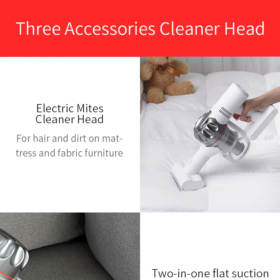 Dreame V9P V9 ручной беспроводной пылесос переносной беспроводной Cyclone 120AW сильный всасывающий ковер пылесборник для xiaomi