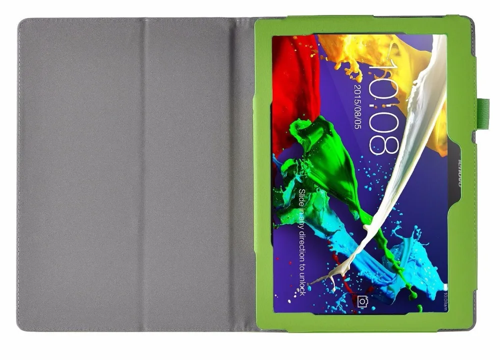 Чехол для Lenovo Tab 2 A10-30 X30 Smart Flip PU кожаный чехол X30F планшета + стилус | Компьютеры и