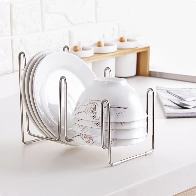 Многофункциональная полка для раковины из нержавеющей стали хранения тарелок