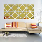 Новые горячие наклейки на стену акриловый зеркальный стикер домашний декор vinilos paredes3d наклейки для украшения комнаты Европа Сделай Сам настенное искусство