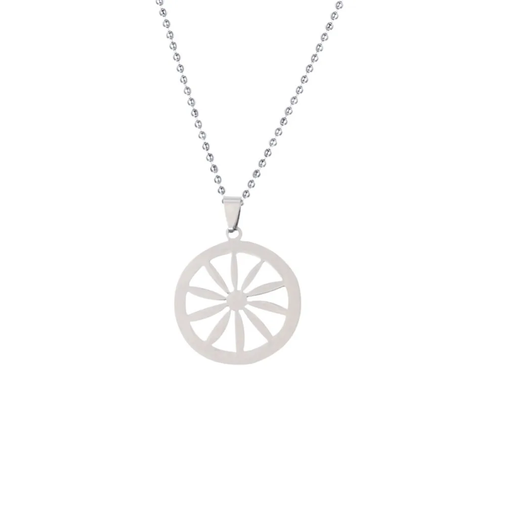 Серебряный Тон Круглый Ожерелье Бесплатная Доставка Цепь 60 СМ Долго | Украшения и