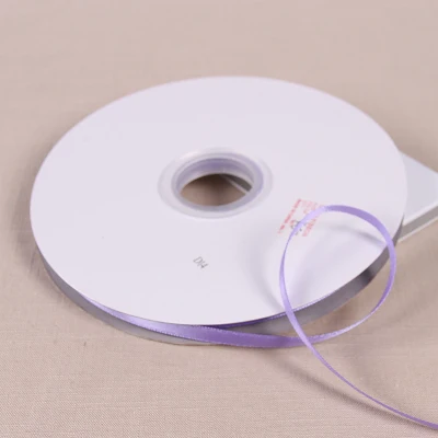 Светло фиолетовая качественная атласная лента из полиэстера 100 ярдов упаковка