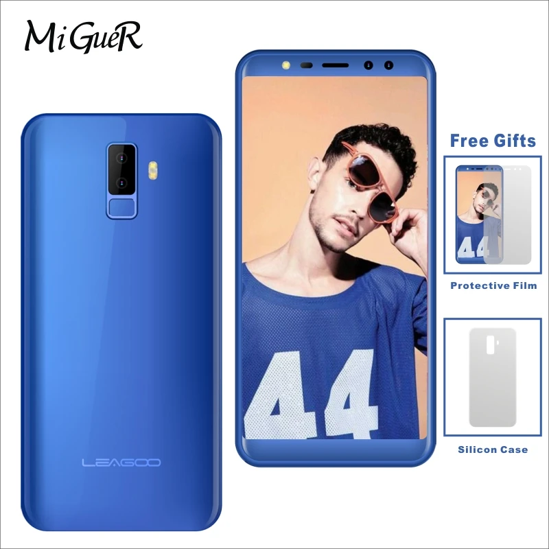 LEAGOO M9 смартфон 5 &quotHD 18:9 полный Экран Android 7 0 MT6580A 4 ядра камеры 2 ГБ + 16 Гб 2850 мАч