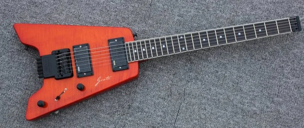 Новинка+ фабрика+ 6 струн Strandberg безголовая электрогитара orange floyd tremolo безголовая гитара гитара