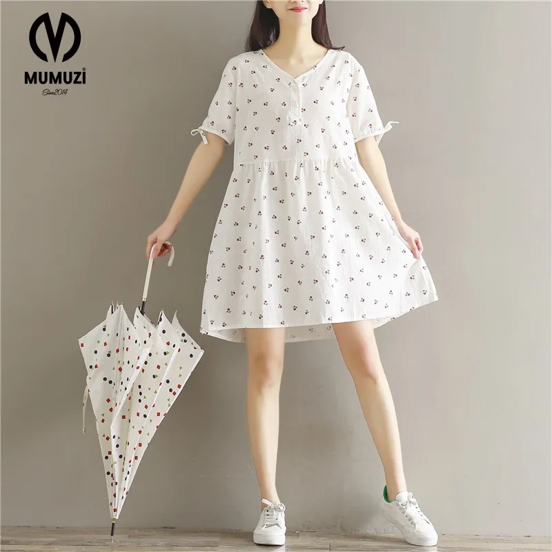 Лето 2017 г. платье короткий рукав отложным воротником Пух воротник Прекрасный