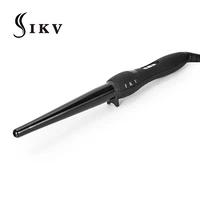ikv 2018 new arrival ceramic curling wand curly hair waver curling iron professional hair curler hair styling tools