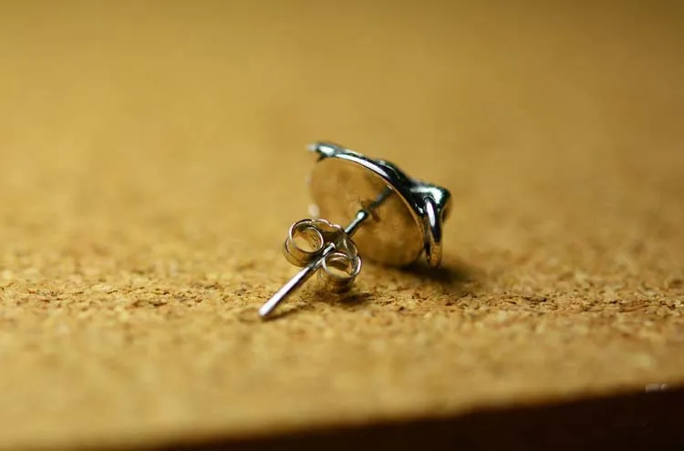 Серьги с волком в виде облака серебро 925 пробы серьги-гвоздики последняя фантазия