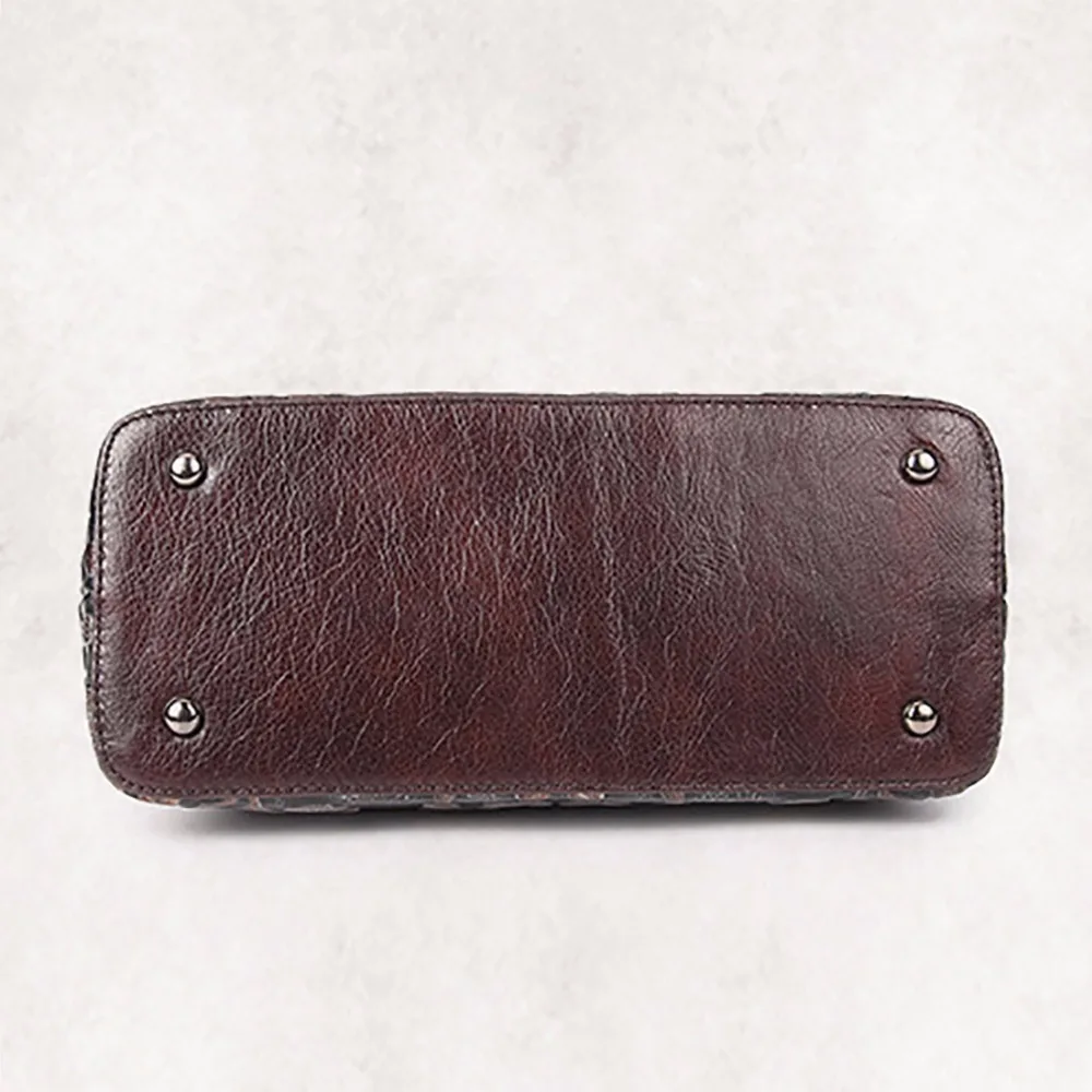 Пояса из натуральной кожи женская сумка тоут Элитный бренд Винтаж Дамы тиснением