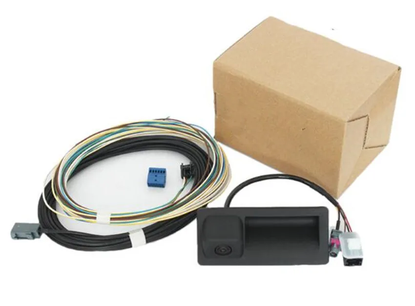 Серый RCD330 RCD330 Plus 187A 187B MIB радиоприемник ручка багажника камера заднего вида низкая камера комплект для VW JETTA MK6 TIGUAN - Название цвета: Серый