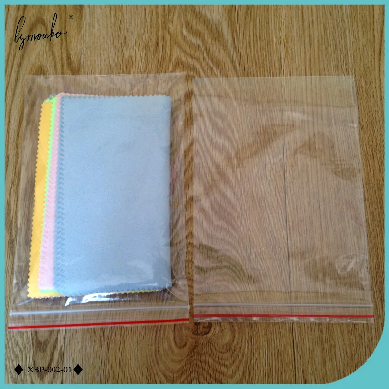 Lymouko 20 шт./лот 12*17 см Ткань для упаковки контактных линз сумки Ziplock с замком на